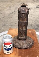 Used, ANTIQUE VINTAGE ORNATE CAST IRON ART DECO TABLE LAMP BASE for sale  Shipping to South Africa