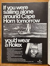 1970 Rolex Oyster Watch Cape Horn Vela Impressão Original Anúncio Vintage + Citizen comprar usado  Enviando para Brazil