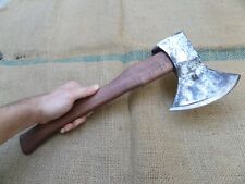 VINTAGE BOARD ANTIQUE GOOSEWING HEWING CARPENTER'S SIDE AXE , used for sale  Shipping to South Africa