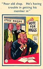 Political comic postcard for sale  TELFORD