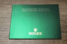 Rolex booklet guarantee gebraucht kaufen  Bremen