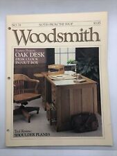 Usado, Woodsmith febrero 1992 No. 79 roble escritorio, reloj de escritorio, caja de entrada/salida segunda mano  Embacar hacia Argentina