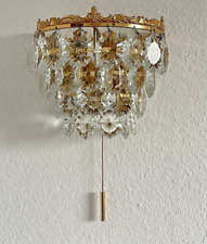 Vergoldete kristall wandlampe gebraucht kaufen  Dietzenbach