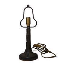 N24.77 Foot Lamp Metal Bronze Brown Lighting Vintage Art Deco 1930 France segunda mano  Embacar hacia Argentina