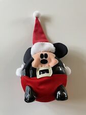 Bola de peluche redonda de microperlas de Santa Mickey Mouse de Navidad de los parques de Disneyland segunda mano  Embacar hacia Argentina