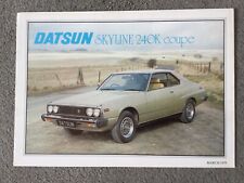 Datsun skyline 240k for sale  WEYMOUTH