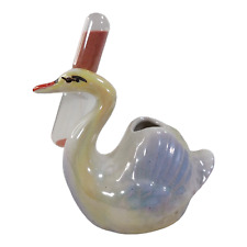 Porcelain Egg Timer Figurine Swan Bird Vintage, used for sale  Shipping to South Africa