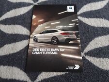 2018 BMW serii 6 GRAN TURISMO Broszura broszura niemiecka 8 stron rzadka 2 2017 na sprzedaż  PL