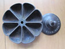 Antique Star Cast Iron Nail Cup Rotating Caddy Cobbler Holder Hardware Store Bin, used for sale  Shipping to South Africa