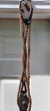 Vintage rope pulley for sale  Chesapeake
