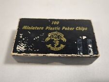 Fichas de póker de plástico en miniatura de colección Pleasantime Games 7/8" n.º 1910 juegos de azar  segunda mano  Embacar hacia Argentina