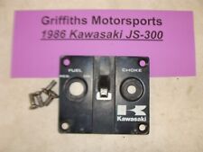 1986 KAWASAKI JS300 JET SKI STAND UP dash cover plate strap hook w screws for sale  Shipping to South Africa