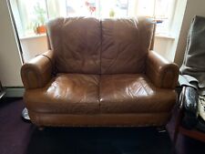 Seater leather sofa for sale  NORTHAMPTON