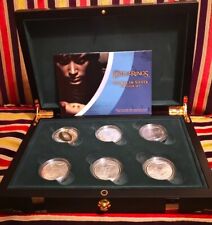 The Lord of the Rings Scenes in Silver 6 coin Set  Boxed & Certificate for sale  Shipping to South Africa