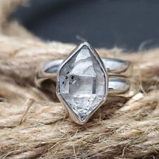 Natural Herkimer Diamond Ring Solid 925 Sterling Silver Women's Jewelry MB492 for sale  Shipping to South Africa