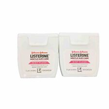 2 Listerine Gentle Gum Care contém fio dental de canela em perfeito estado 5yd cada comprar usado  Enviando para Brazil