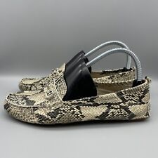 Usado, Sapato Sam Edelman Falto Feminino Tamanho 8 M Mocassim Prata Cavalo Bit Slip On Snake comprar usado  Enviando para Brazil