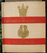 7719d ZigarettenBilder Album Von Friedrich dem Großen bis Hindenburg Wappen 1932 gebraucht kaufen  Dresden