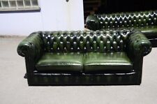 Chesterfield dreier Sofa in Grün Schwarz 1 von 2 direkt aus England gebraucht kaufen  Altenbochum