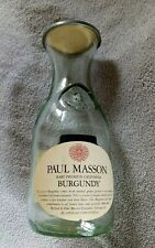 Garrafa de vinho vintage Paul Masson vidro borgonha tampa The California garrafa etiqueta litro comprar usado  Enviando para Brazil