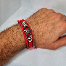 Leder armband rot gebraucht kaufen  Bergisch Gladbach