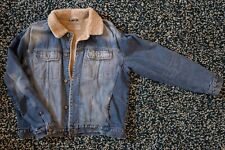 Jeansjacke teddy herren gebraucht kaufen  Köln