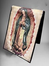 Billetera de cuero estampado virgen Guadalupe Billetera De Piel con Virgen Impresa segunda mano  Embacar hacia Argentina