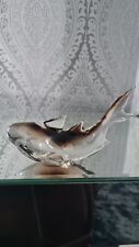 Glass shark sculpture for sale  WIGAN