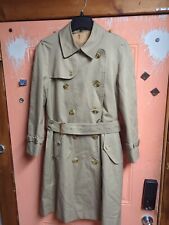 Trench coat Burberrys vintage masculino cáqui bronzeado nova xadrez 38 longo pequeno  comprar usado  Enviando para Brazil