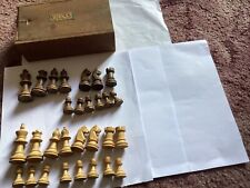Vintage wooden chess for sale  SKIPTON