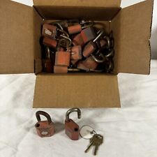 Lot of 30 Chateau Padlocks Keyed Alike 1-1/2” Lock Includes 2 Keys for sale  Shipping to South Africa