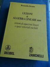 Bruno lezioni algebra usato  Italia