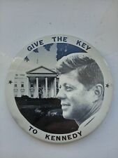 GIVE THE KEY TO KENNEDY - John F Kennedy - BIG FOUR - Badge - Button - 1960 !!! for sale  Shipping to South Africa