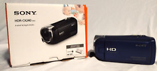 SONY HDR-CX240 Handycam Digital Video Camera / Camcorder 54x Zeiss Blue - Tested, used for sale  Shipping to South Africa