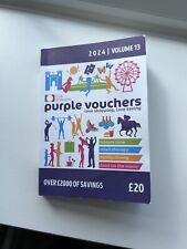 Purple vouchers book for sale  SHEFFIELD
