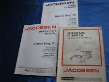 Jacobsen operators manual for sale  Chapman