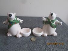 Ceramic polar bears for sale  POOLE
