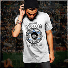 Camiseta de Fútbol Diego Maradona Leyenda del Fútbol Argentino Copa del Mundo blanca S-3XL nueva segunda mano  Embacar hacia Argentina