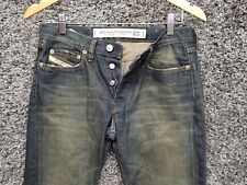 Used, Diesel Industry Jeans Men 27x34 Blue Made in Italy Zerox Fade Wash Button Fly for sale  Shipping to South Africa