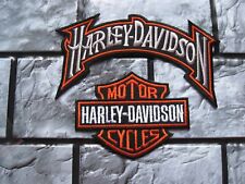 2x Aufnäher Patch Motorcycles Harley-Davidson Racing Motorradsport Biker Race GT, usado comprar usado  Enviando para Brazil