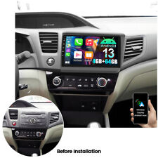 Rádio estéreo veicular 4G+64G Carplay Android 13.0 para 2012-2015 Honda Civic GPS navegação  comprar usado  Enviando para Brazil