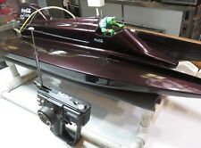 Tunnel Hull Boat,  Vintage Fiberglass 36 inches Long, 15 Inches Wide, with Stand for sale  Owosso