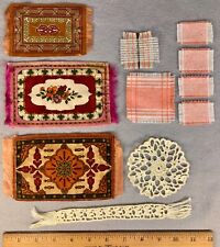 Alfombras miniatura vintage para casa de muñecas alfombras corredor de mesa, mantel, manteles individuales segunda mano  Embacar hacia Argentina