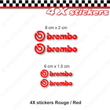 Stickers brembo rouge d'occasion  France