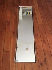 Large Vintage Framed Rectangular Mirror 124 X 33 dressing 1970s wall bedroom 70s for sale  Shipping to South Africa