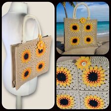 Crochet sunflower granny for sale  KING'S LYNN