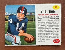 Usado, 1962 Post Cereal #29 Y.A. Cartão de futebol americano Tittle SP comprar usado  Enviando para Brazil