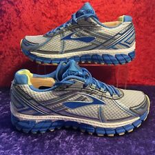Brooks Adrenaline GTS 15 Gray Blue Running 1201742A179 - Womens Size 10.5 Narrow for sale  Shipping to South Africa