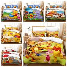 Used, Holiday Gift Bed Set Winnie the Pooh Quilt Duvet Cover Pillowcase Single Size SK for sale  Shipping to South Africa