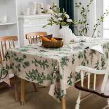 Mantel para mesa pino algodón lino estampado tela de mesa comedor segunda mano  Embacar hacia Argentina